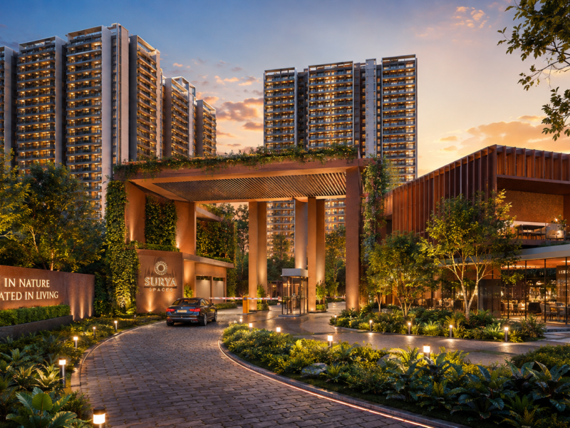 Estate 361 Sector 36A, Dwarka Expressway, Gurugram Max Estates 3 & 4 Bedroom Residences • Double-Storey Penthouses Forest – Anchored Luxury Living